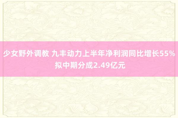 少女野外调教 九丰动力上半年净利润同比增长55% 拟中期分成2.49亿元