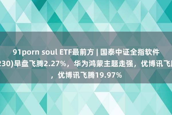 91porn soul ETF最前方 | 国泰中证全指软件ETF(515230)早盘飞腾2.27%，华为鸿蒙主题走强，优博讯飞腾19.97%
