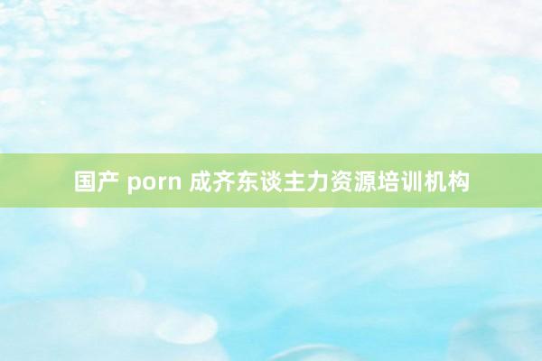 国产 porn 成齐东谈主力资源培训机构