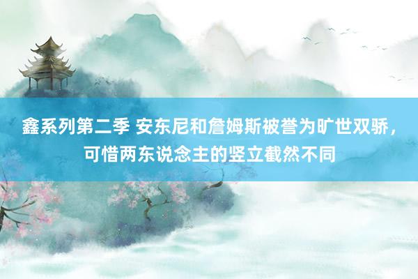 鑫系列第二季 安东尼和詹姆斯被誉为旷世双骄，可惜两东说念主的竖立截然不同